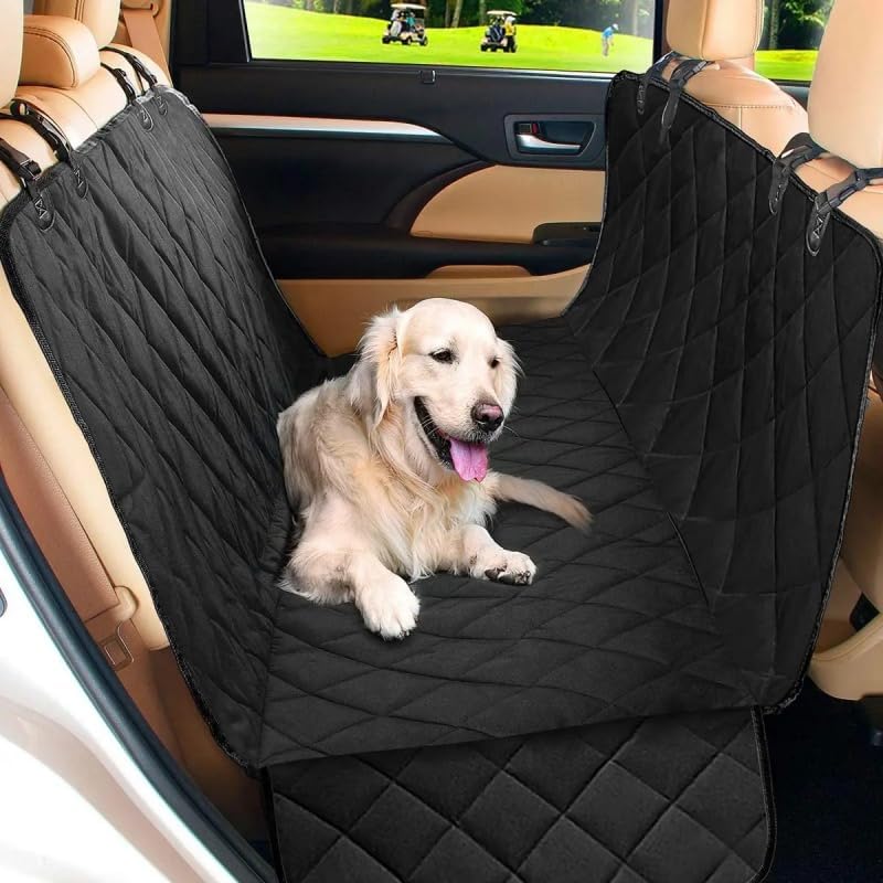 Waterproof Pet Car Seat Cover - 8-Point Safety System