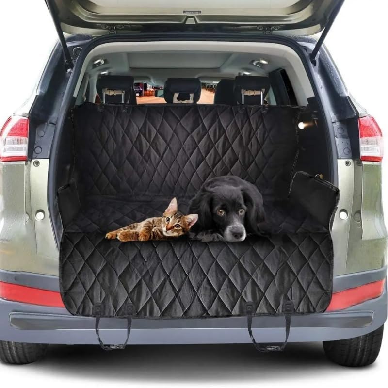 Waterproof Pet Car Seat Cover - 8-Point Safety System