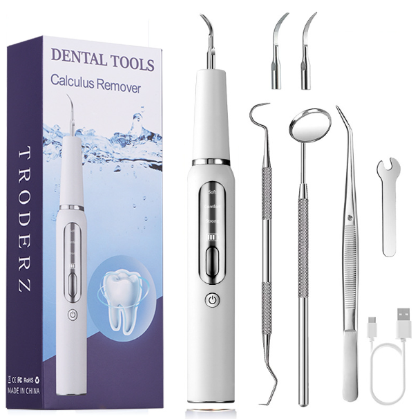 Ultrasonic Pet Toothbrush - 3 Cleaning Modes with LED Light