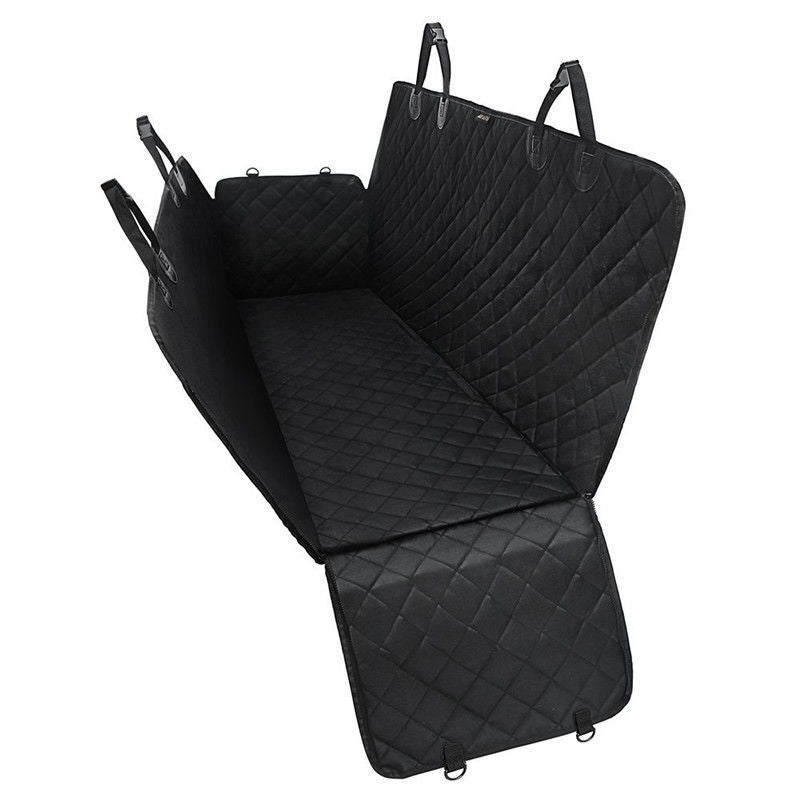 Waterproof Pet Car Seat Cover - 8-Point Safety System