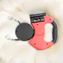 Dual Retractable Dog Leash with LED Light - 3M Tangle-Free