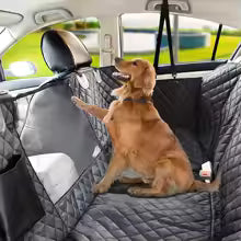 Waterproof Pet Car Seat Cover - 8-Point Safety System
