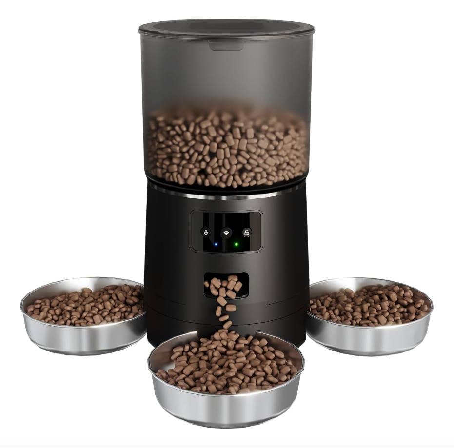 Smart WiFi Automatic Pet Feeder - 6L with App Control & Voice