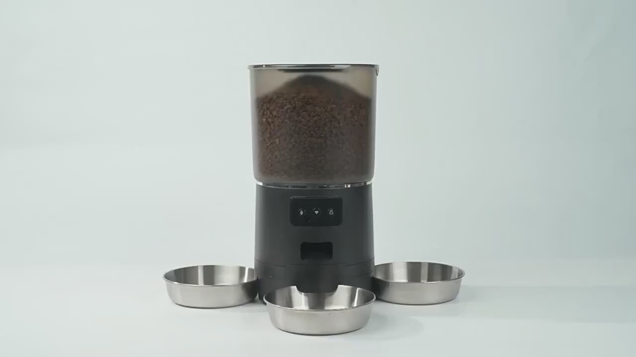 Smart WiFi Automatic Pet Feeder - 6L with App Control & Voice