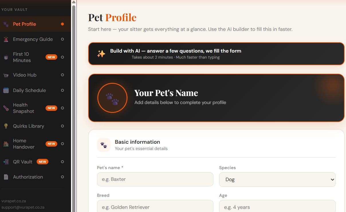 The Pet Sitter Vault™ — The Professional Emergency Protocol for Anxious Pet Parents