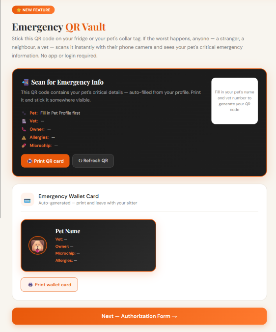 The Pet Sitter Vault™ — The Professional Emergency Protocol for Anxious Pet Parents